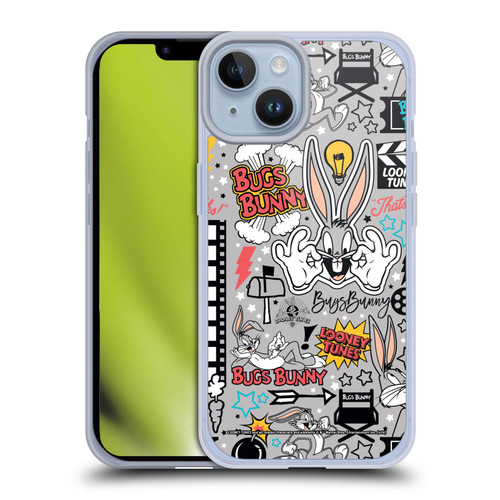 Looney Tunes Graphics and Characters Bugs Bunny Soft Gel Case for Apple iPhone 14
