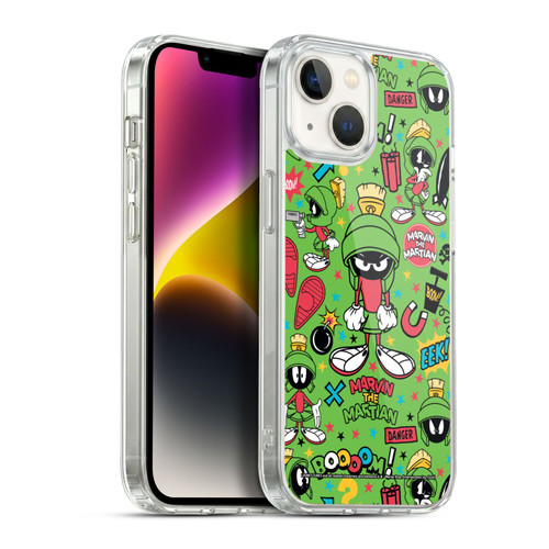 Looney Tunes Graphics and Characters Marvin The Martian Soft Gel Case for Apple iPhone 14