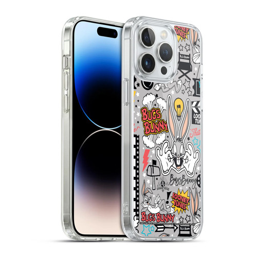 Looney Tunes Graphics and Characters Bugs Bunny Soft Gel Case for Apple iPhone 14 Pro Max & MagSafe