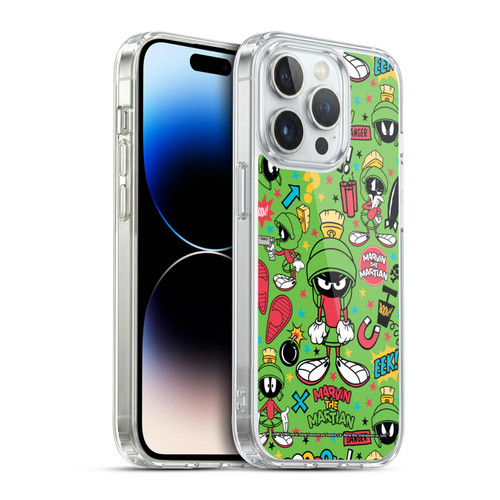 Looney Tunes Graphics and Characters Marvin The Martian Soft Gel Case for Apple iPhone 14 Pro & MagSafe
