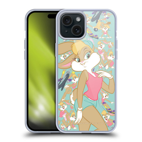 Looney Tunes Graphics and Characters Lola Bunny Soft Gel Case for Apple iPhone 15 Plus