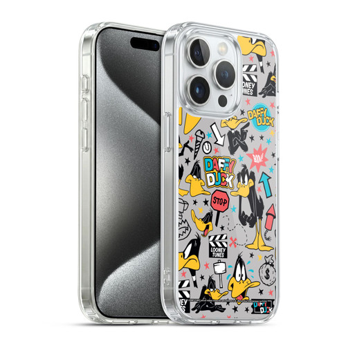 Looney Tunes Graphics and Characters Daffy Duck Soft Gel Case for Apple iPhone 15 Pro & MagSafe