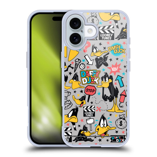 Looney Tunes Graphics and Characters Daffy Duck Soft Gel Case for Apple iPhone 16 & MagSafe