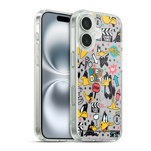Looney Tunes Graphics and Characters Daffy Duck Soft Gel Case for Apple iPhone 16 & MagSafe