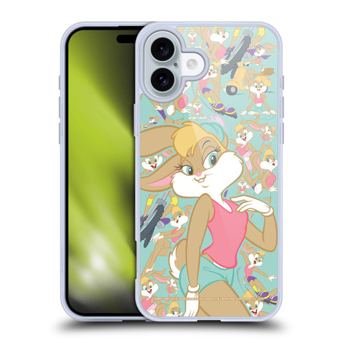 Looney Tunes Graphics and Characters Lola Bunny Soft Gel Case for Apple iPhone 16 Plus