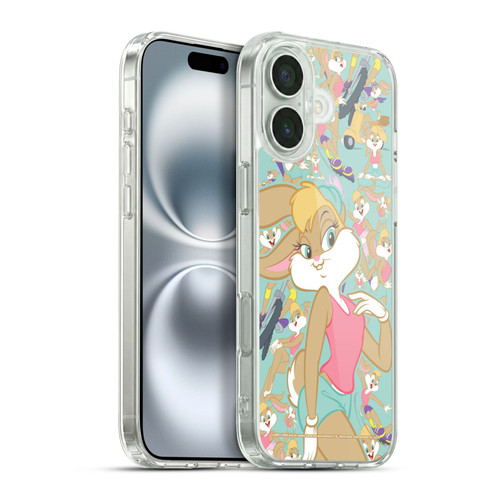 Looney Tunes Graphics and Characters Lola Bunny Soft Gel Case for Apple iPhone 16 Plus & MagSafe