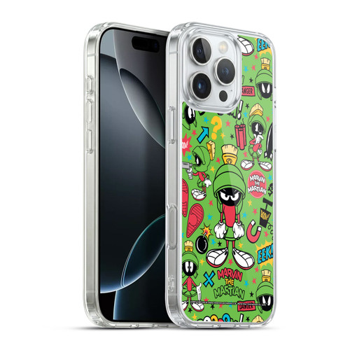 Looney Tunes Graphics and Characters Marvin The Martian Soft Gel Case for Apple iPhone 16 Pro Max & MagSafe
