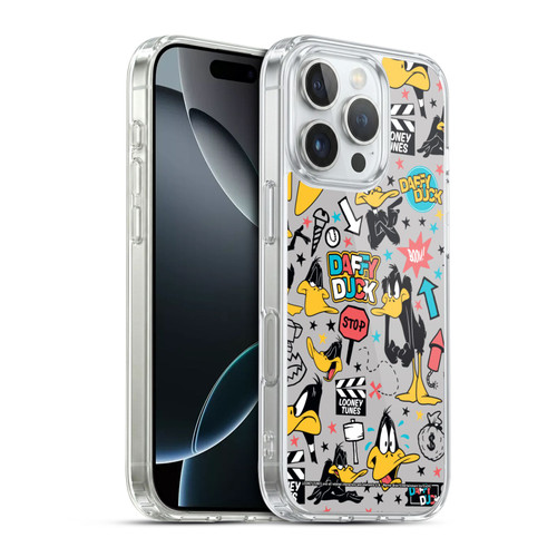 Looney Tunes Graphics and Characters Daffy Duck Soft Gel Case for Apple iPhone 16 Pro & MagSafe