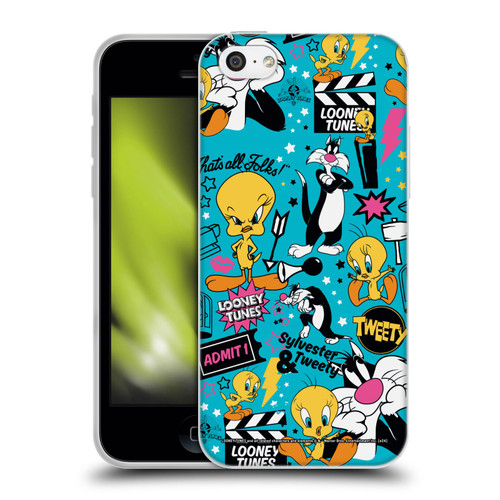 Looney Tunes Graphics and Characters Tweety And Sylvester Soft Gel Case for Apple iPhone 5c
