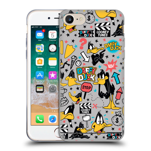 Looney Tunes Graphics and Characters Daffy Duck Soft Gel Case for Apple iPhone 7 / 8 / SE 2020 & 2022 & MagSafe