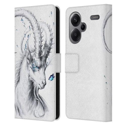 Jonas "JoJoesArt" Jödicke Wildlife Capricorn Leather Book Wallet Case Cover For Xiaomi Redmi Note 13 Pro Plus 5G