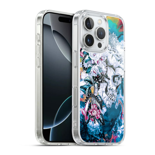 Riza Peker Skulls 9 Memento Mori Soft Gel Case for Apple iPhone 16 Pro & MagSafe