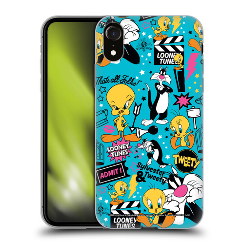 Looney Tunes Graphics and Characters Tweety And Sylvester Soft Gel Case for Apple iPhone XR