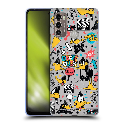 Looney Tunes Graphics and Characters Daffy Duck Soft Gel Case for Motorola Moto G60 / Moto G40 Fusion