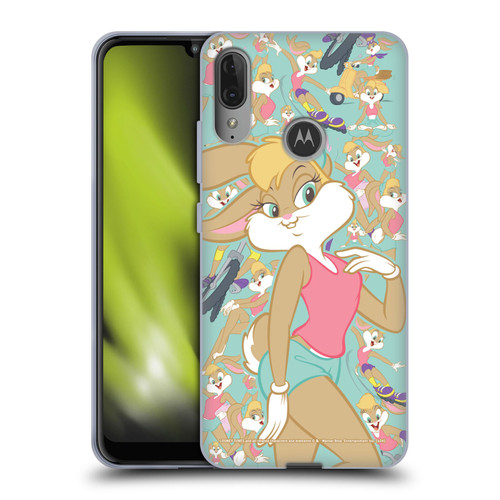 Looney Tunes Graphics and Characters Lola Bunny Soft Gel Case for Motorola Moto E6 Plus
