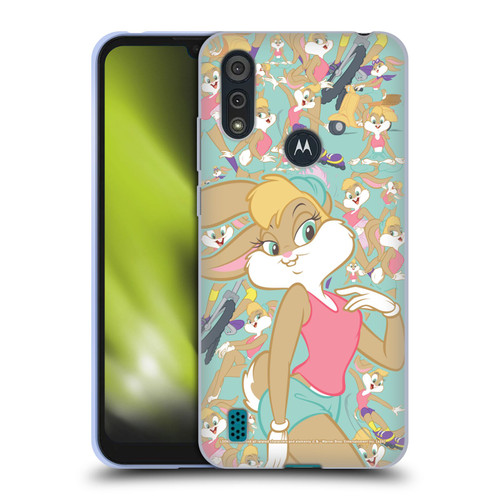 Looney Tunes Graphics and Characters Lola Bunny Soft Gel Case for Motorola Moto E6s (2020)