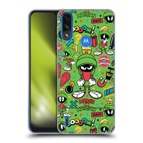 Looney Tunes Graphics and Characters Marvin The Martian Soft Gel Case for Motorola Moto E7 Power / Moto E7i Power
