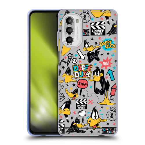 Looney Tunes Graphics and Characters Daffy Duck Soft Gel Case for Motorola Moto G52