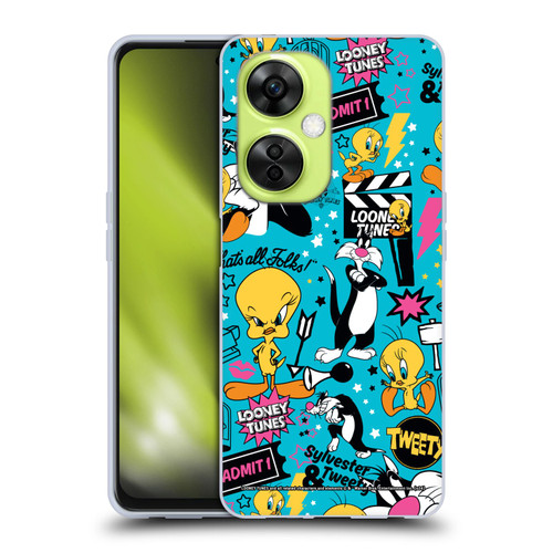 Looney Tunes Graphics and Characters Tweety And Sylvester Soft Gel Case for OnePlus Nord CE 3 Lite 5G