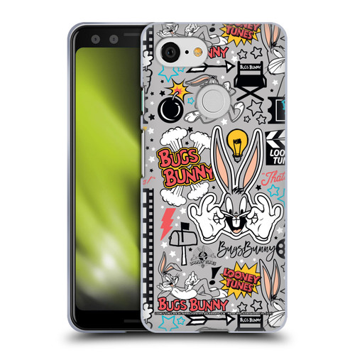 Looney Tunes Graphics and Characters Bugs Bunny Soft Gel Case for Google Pixel 3