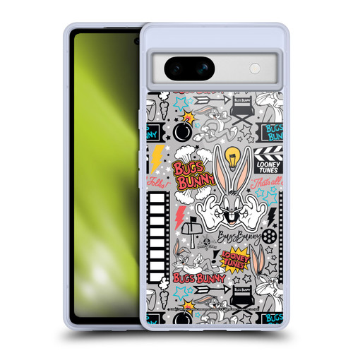 Looney Tunes Graphics and Characters Bugs Bunny Soft Gel Case for Google Pixel 7a