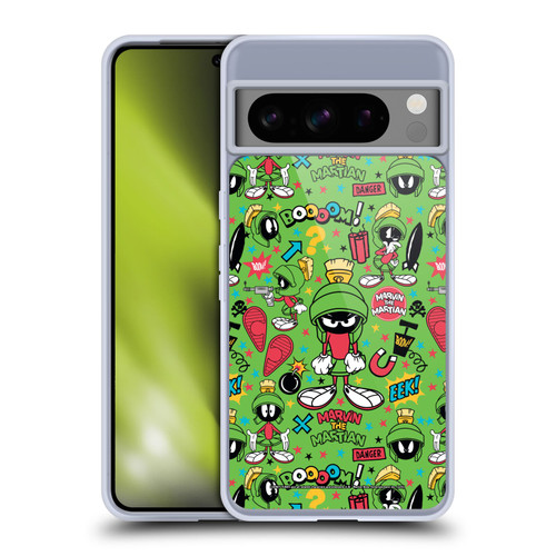 Looney Tunes Graphics and Characters Marvin The Martian Soft Gel Case for Google Pixel 8 Pro