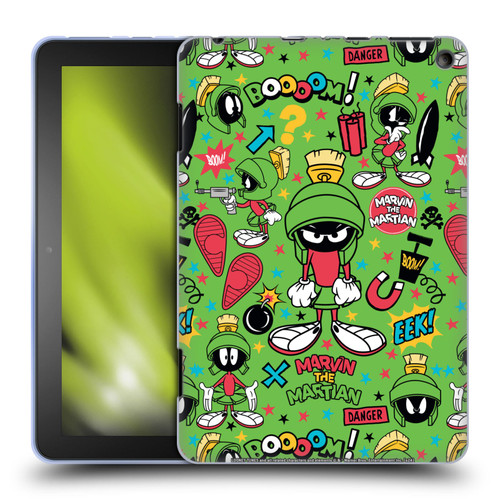 Looney Tunes Graphics and Characters Marvin The Martian Soft Gel Case for Amazon Fire HD 8/Fire HD 8 Plus 2020