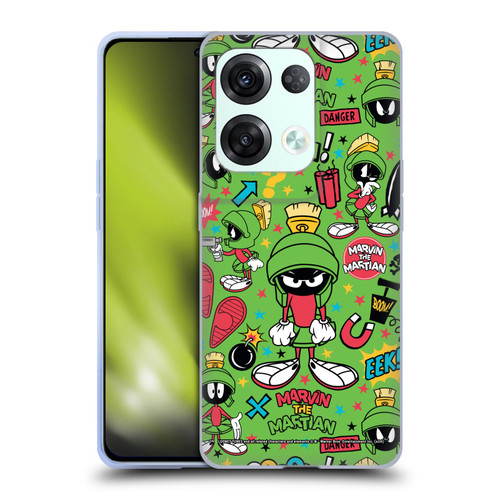 Looney Tunes Graphics and Characters Marvin The Martian Soft Gel Case for OPPO Reno8 Pro