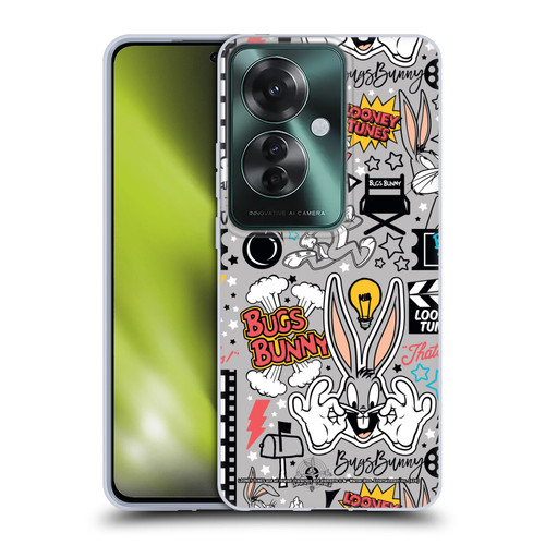 Looney Tunes Graphics and Characters Bugs Bunny Soft Gel Case for OPPO Reno11 F 5G / F25 Pro 5G