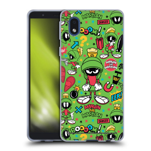 Looney Tunes Graphics and Characters Marvin The Martian Soft Gel Case for Samsung Galaxy A01 Core (2020)