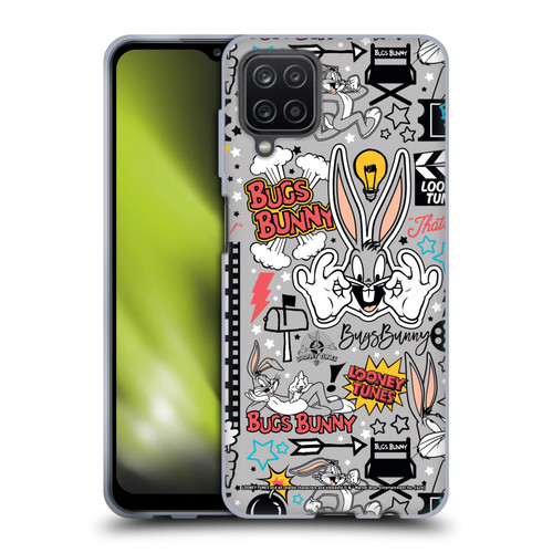 Looney Tunes Graphics and Characters Bugs Bunny Soft Gel Case for Samsung Galaxy A12 (2020)