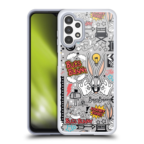 Looney Tunes Graphics and Characters Bugs Bunny Soft Gel Case for Samsung Galaxy A13 (2022)