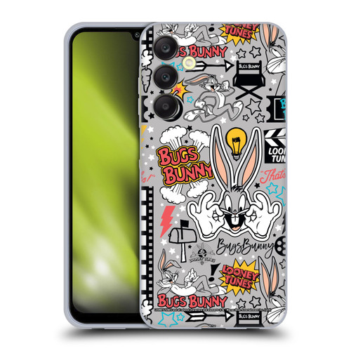 Looney Tunes Graphics and Characters Bugs Bunny Soft Gel Case for Samsung Galaxy A25 5G