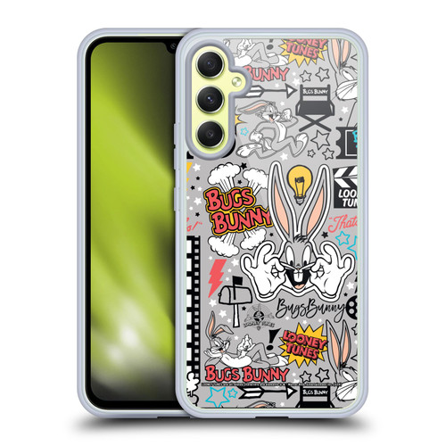 Looney Tunes Graphics and Characters Bugs Bunny Soft Gel Case for Samsung Galaxy A34 5G
