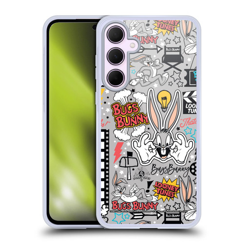 Looney Tunes Graphics and Characters Bugs Bunny Soft Gel Case for Samsung Galaxy A35 5G