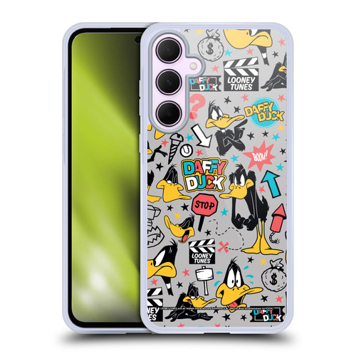 Looney Tunes Graphics and Characters Daffy Duck Soft Gel Case for Samsung Galaxy A35 5G