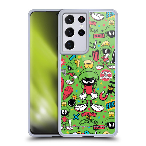 Looney Tunes Graphics and Characters Marvin The Martian Soft Gel Case for Samsung Galaxy S21 Ultra 5G