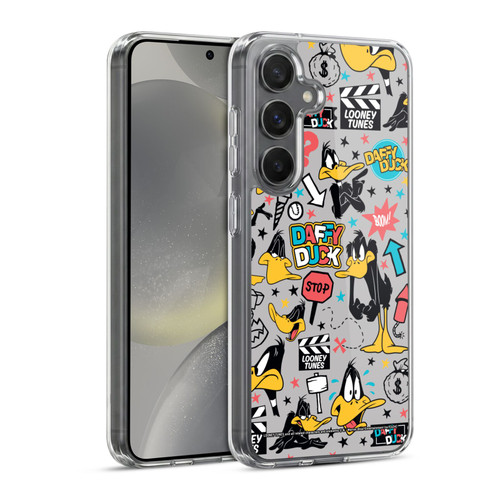 Looney Tunes Graphics and Characters Daffy Duck Soft Gel Case for Samsung Galaxy S24 5G & MagSafe