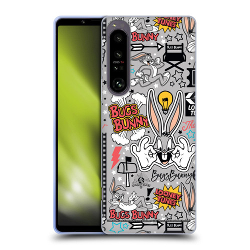 Looney Tunes Graphics and Characters Bugs Bunny Soft Gel Case for Sony Xperia 1 IV