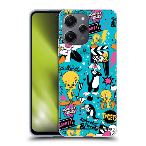 Looney Tunes Graphics and Characters Tweety And Sylvester Soft Gel Case for Xiaomi Redmi 12