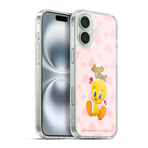 Looney Tunes Season Tweety Soft Gel Case for Apple iPhone 16 Plus