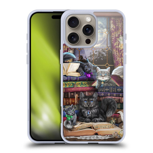 Brigid Ashwood Cats Storytime Cats And Books Soft Gel Case for Apple iPhone 16 Pro Max