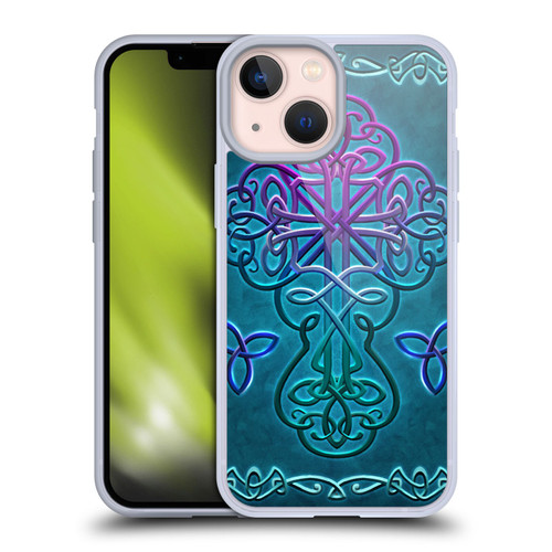 Brigid Ashwood Crosses Celtic Soft Gel Case for Apple iPhone 13 Mini