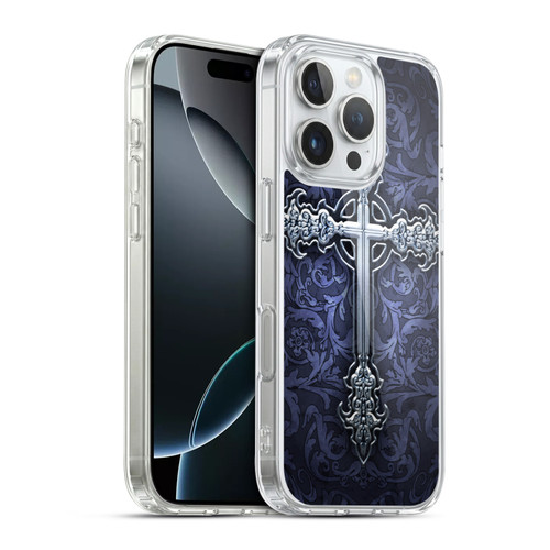 Brigid Ashwood Crosses Gothic Soft Gel Case for Apple iPhone 16 Pro & MagSafe