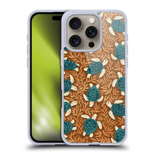 Micklyn Le Feuvre Flora And Fauna Tiny Turtle Treasures Soft Gel Case for Apple iPhone 16 Pro