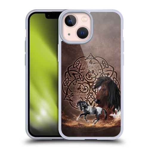 Brigid Ashwood Celtic Wisdom Horse Soft Gel Case for Apple iPhone 13 Mini