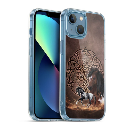 Brigid Ashwood Celtic Wisdom Horse Soft Gel Case for Apple iPhone 13 Mini