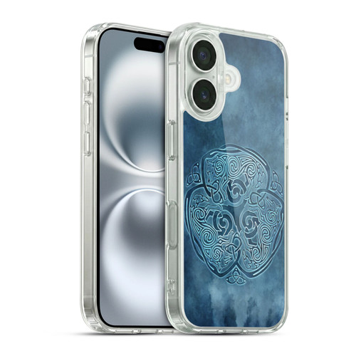Brigid Ashwood Celtic Wisdom Knot Wolf Soft Gel Case for Apple iPhone 16