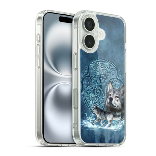 Brigid Ashwood Celtic Wisdom Wolf Soft Gel Case for Apple iPhone 16