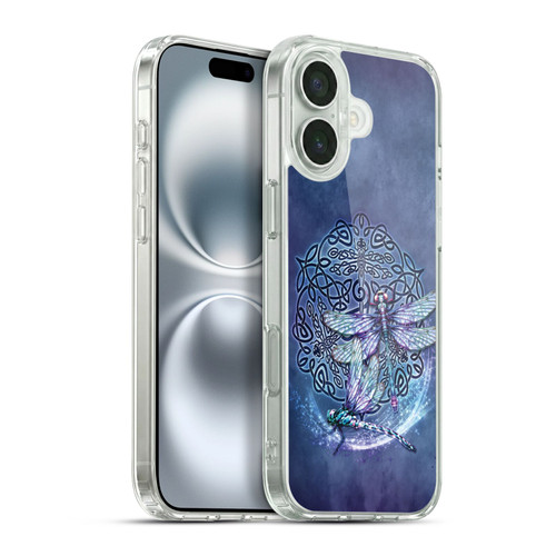 Brigid Ashwood Celtic Wisdom Dragonfly Soft Gel Case for Apple iPhone 16 Plus